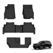 Custom 3D TPE All-Weather Floor Mats for 2021-2025 Jeep Grand Cherokee L (7 Seats)