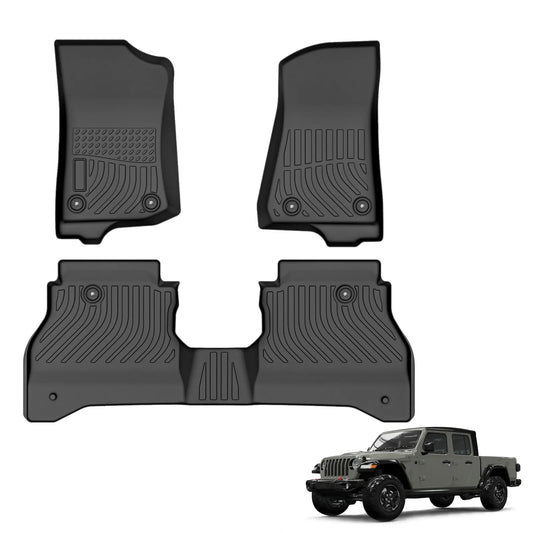 for 2020-2025 Jeep Gladiator TPE Car Floor Mats