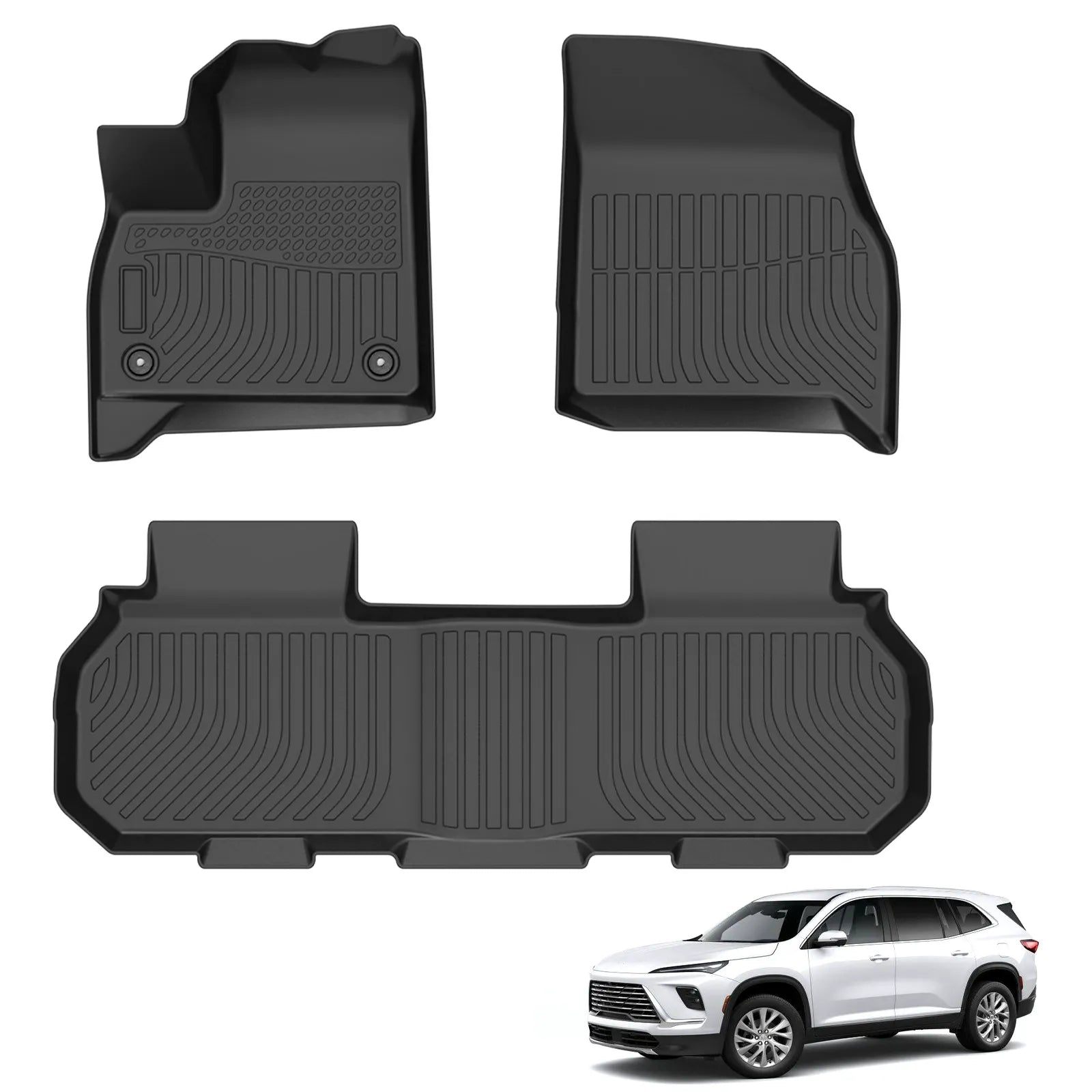 Custom TPE All-Weather Floor Mats for 2025 Buick Enclave