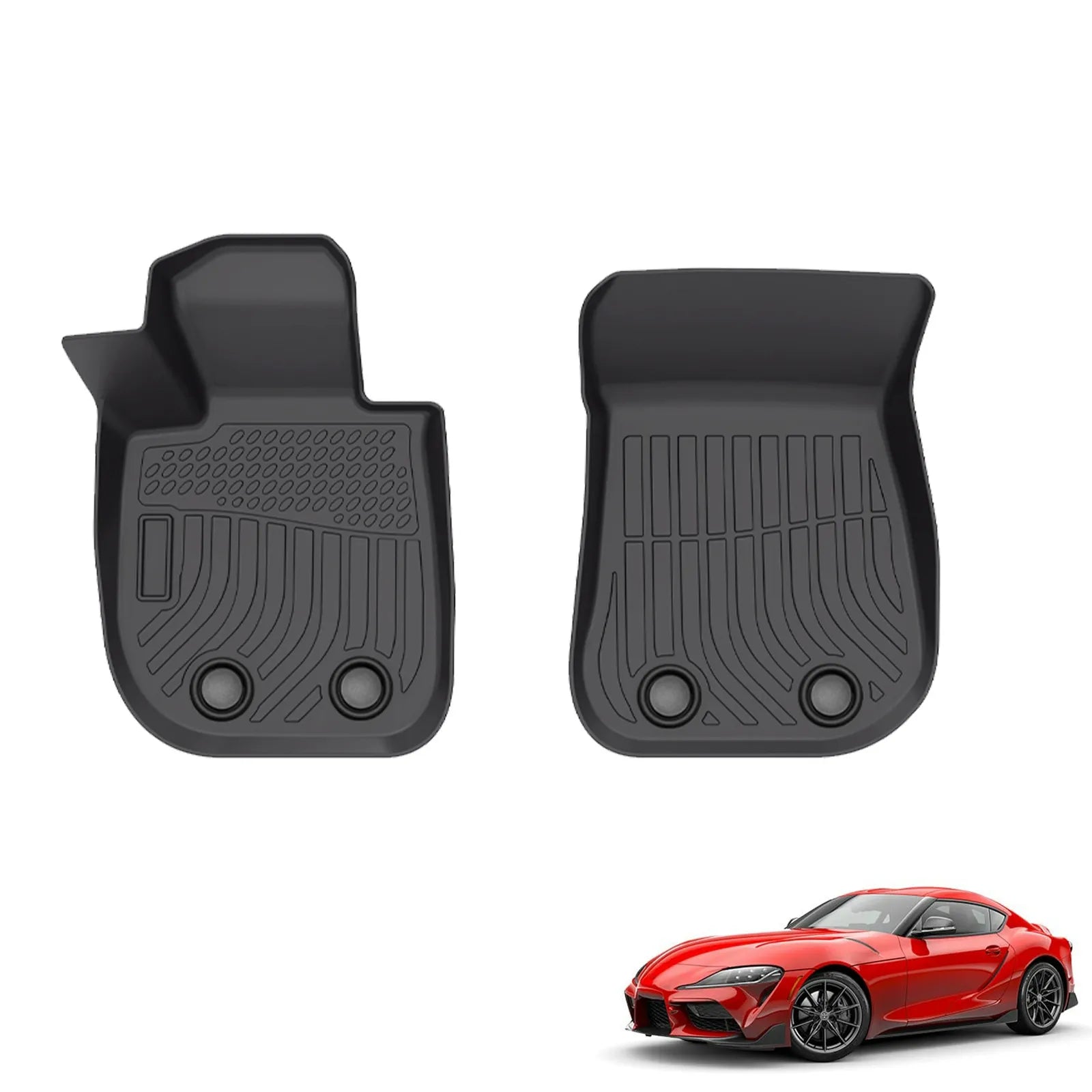 Custom TPE All-Weather Floor Mats for 2020-2025 Toyota Supra