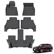 Custom TPE All-Weather Floor Mats for 2019-2024 BMW X7 (6 Seats)