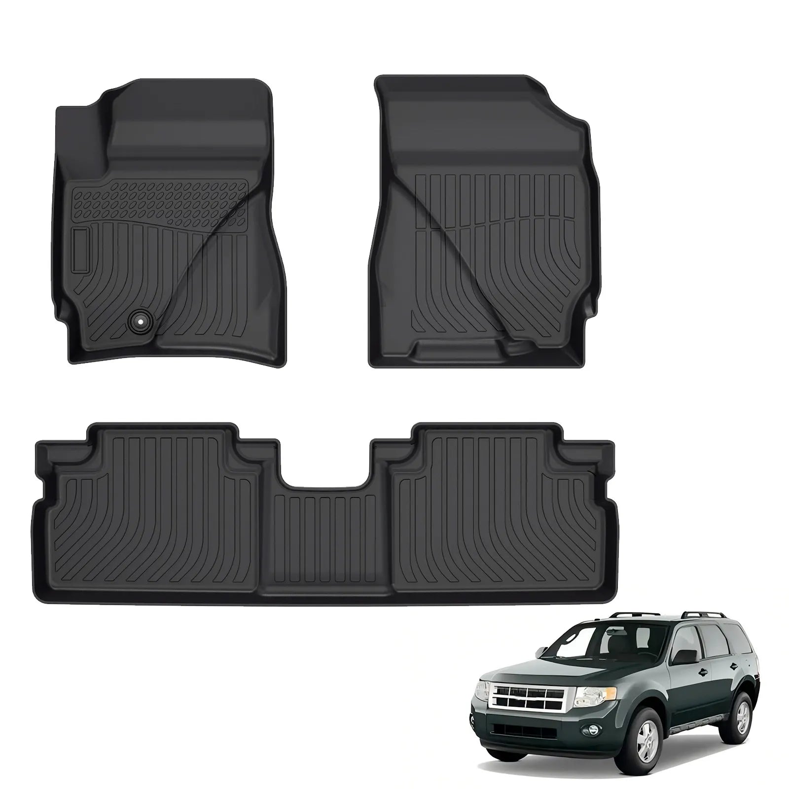 Custom TPE All-Weather Floor Mats for 2009-2012 Ford Escape