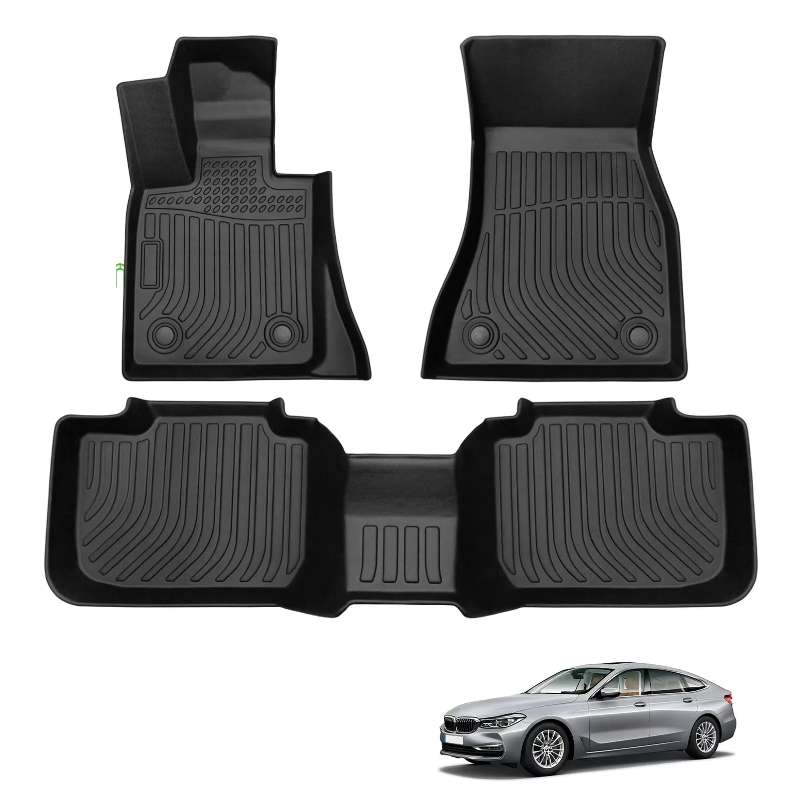Custom TPE All-Weather Floor Mats for 2018-2023 BMW 6 Series GT