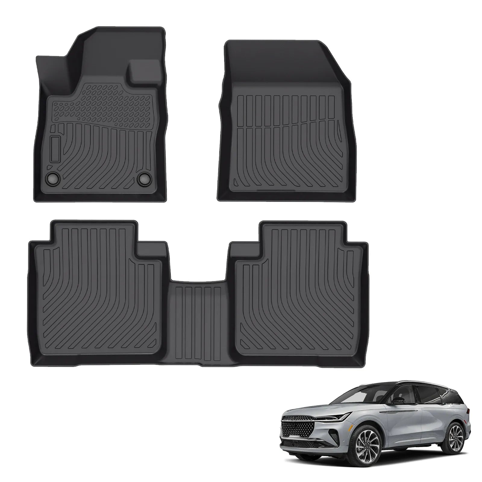Custom TPE All-Weather Floor Mats for 2024-2025 Lincoln Nautilus
