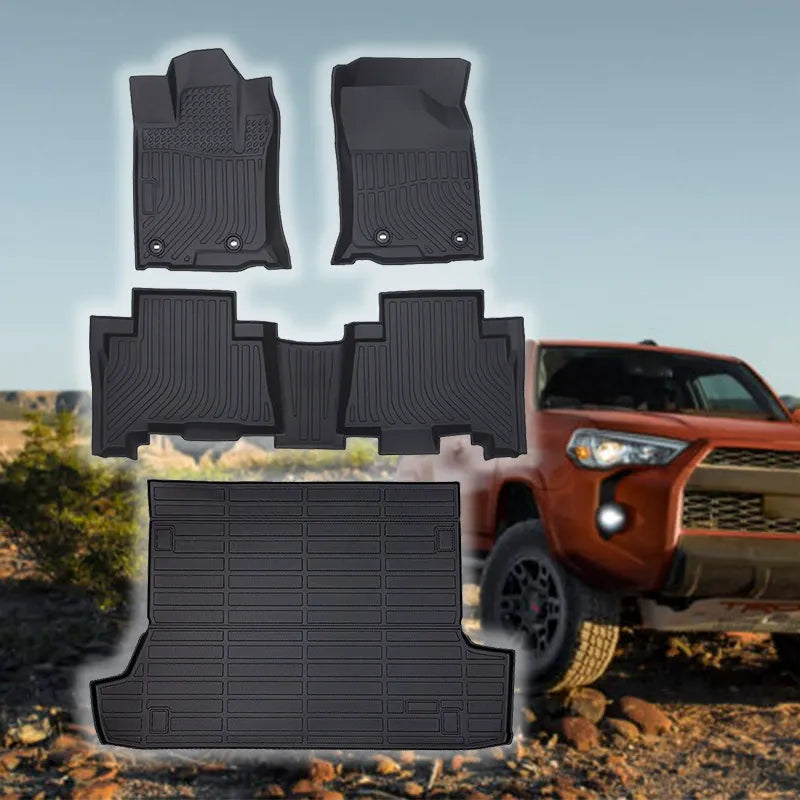 Custom TPE All-Weather Floor Mats for 2013-2025 Toyota 4Runner