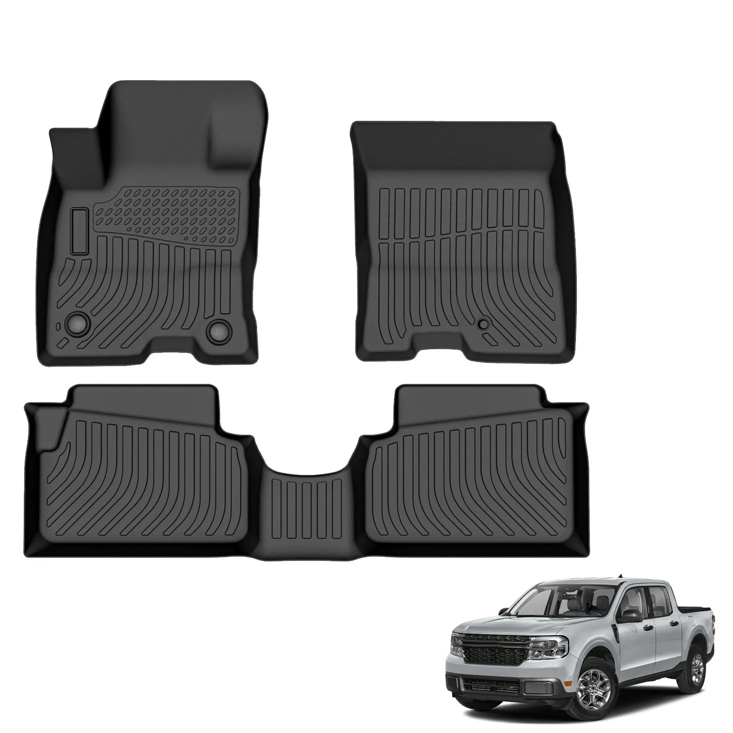 for 2022-2025 Ford Maverick Hybrid TPE Car Floor Mats