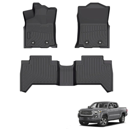 for 2018-2023 Toyota Tacoma Doublecab TPE Car Floor Mats