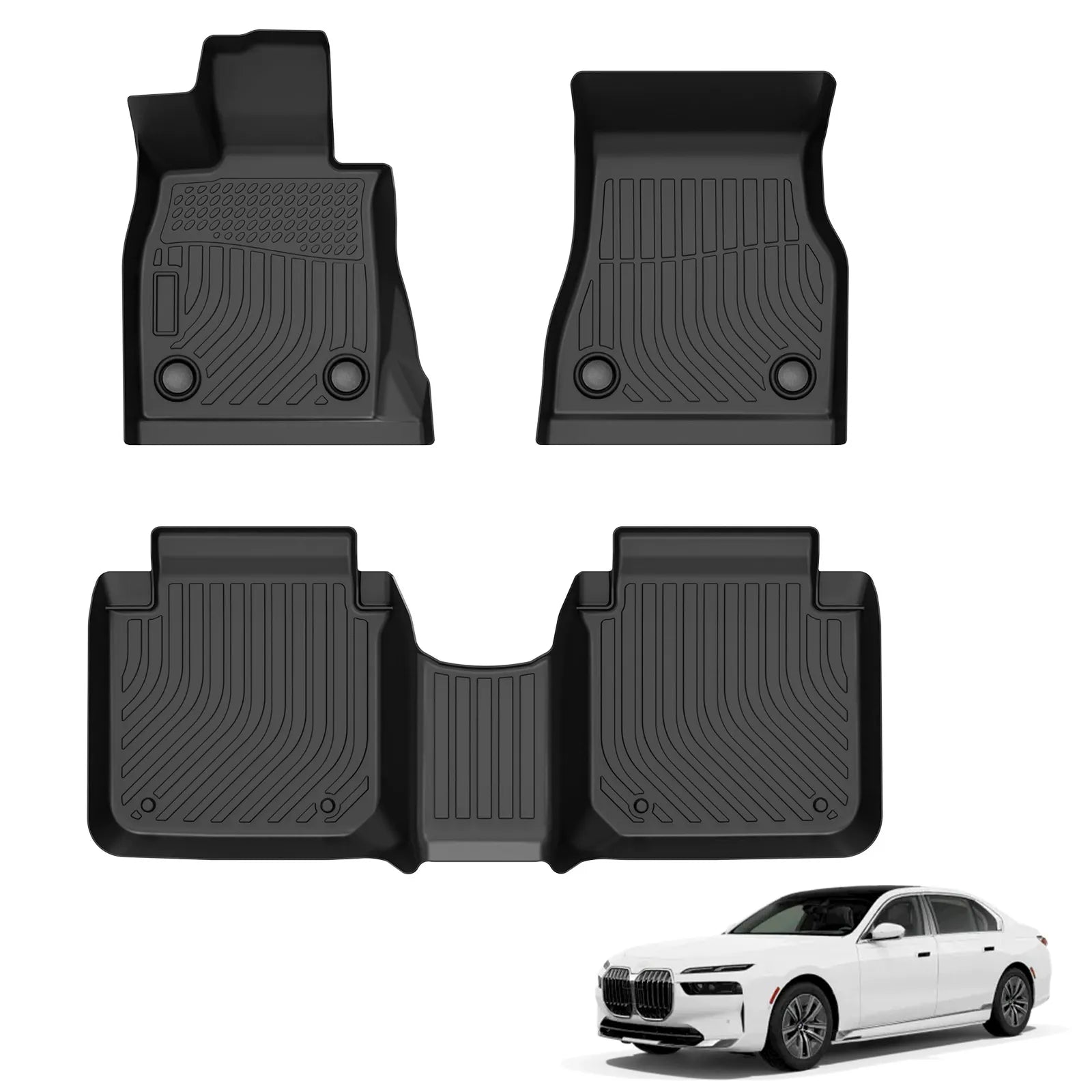 Custom TPE All-Weather Floor Mats for 2023-2025 BMW i7