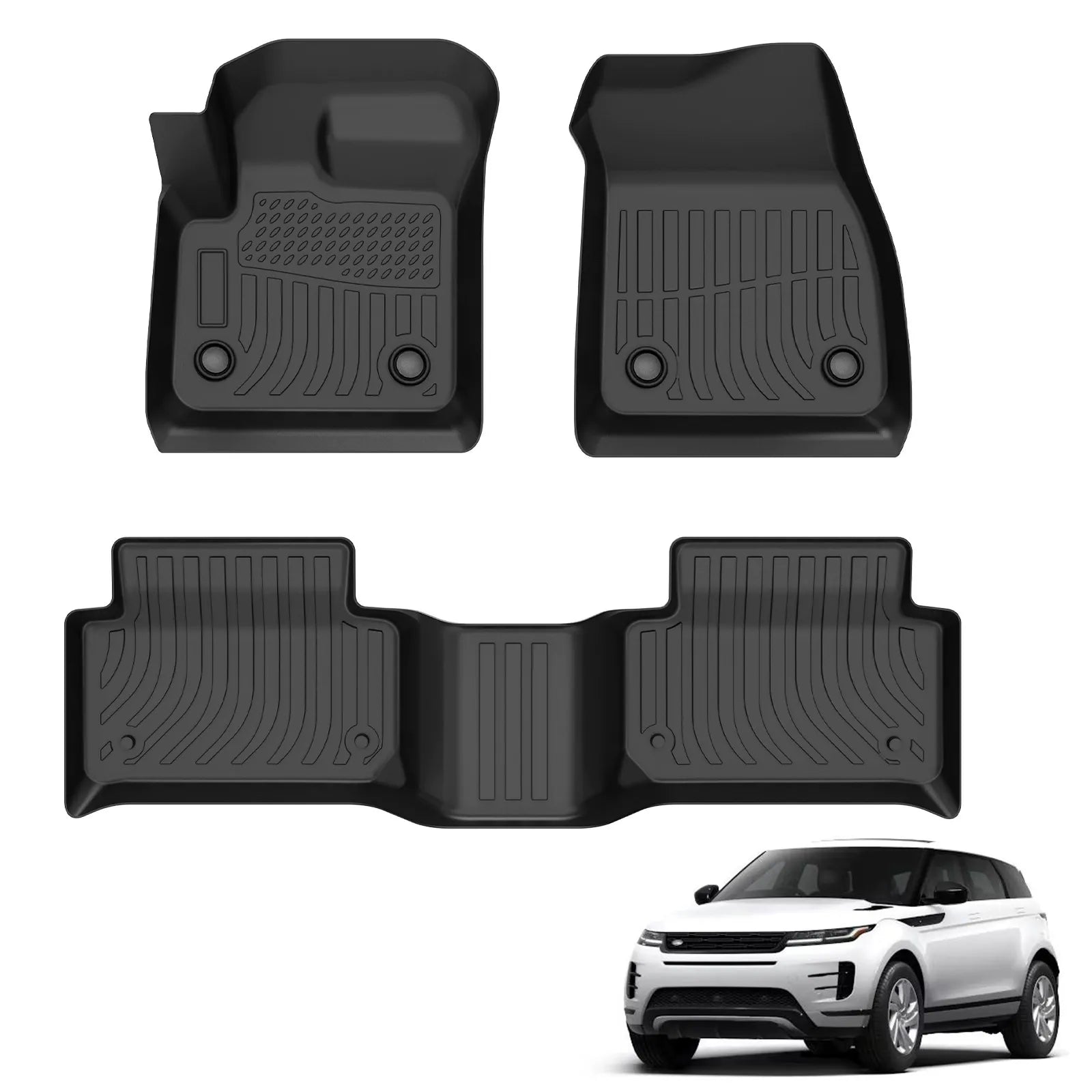 Custom TPE All-Weather Floor Mats for 2020-2025 Land Rover Range Rover Evoque