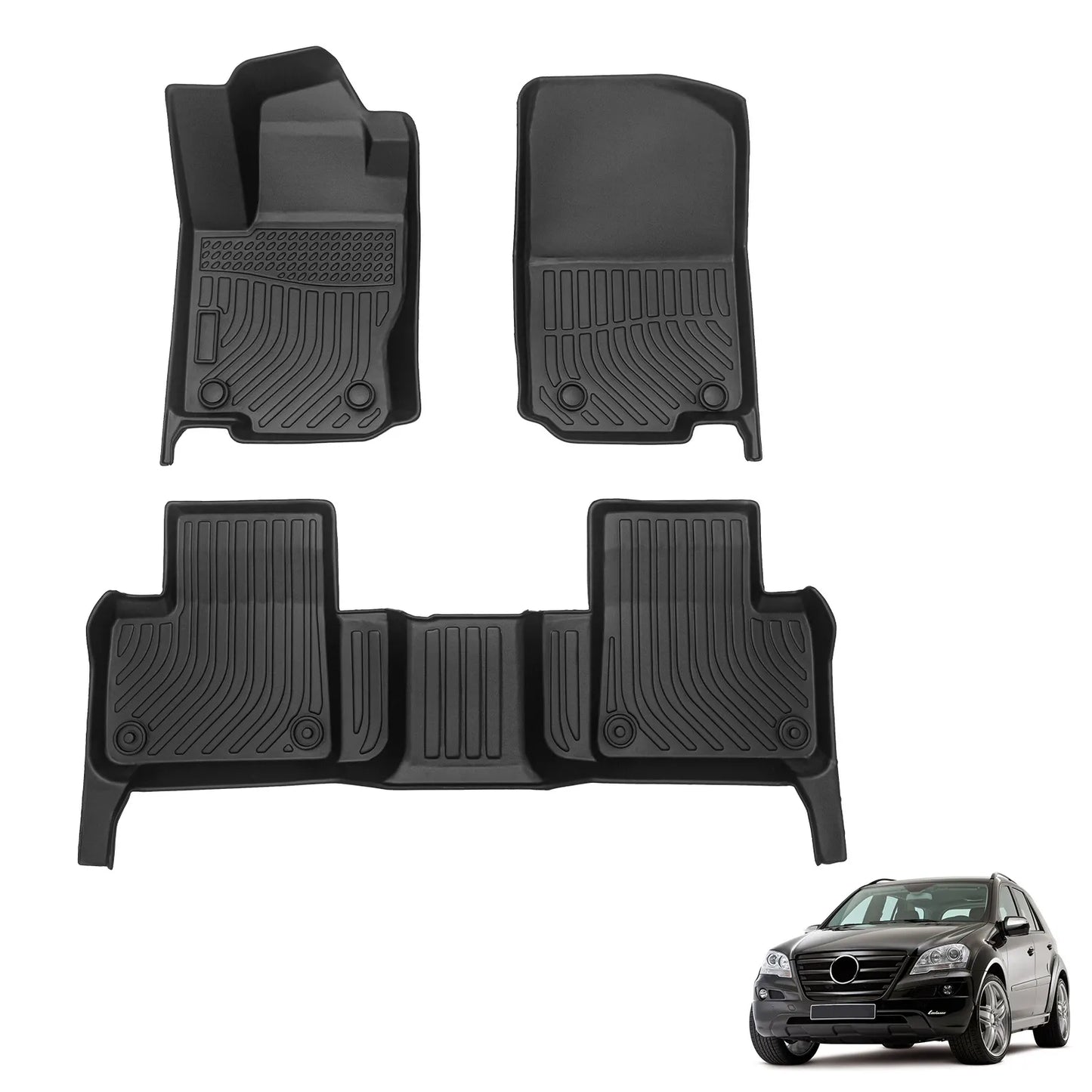 for 2012-2016 Mercedes-Benz ML TPE Car Floor Mats