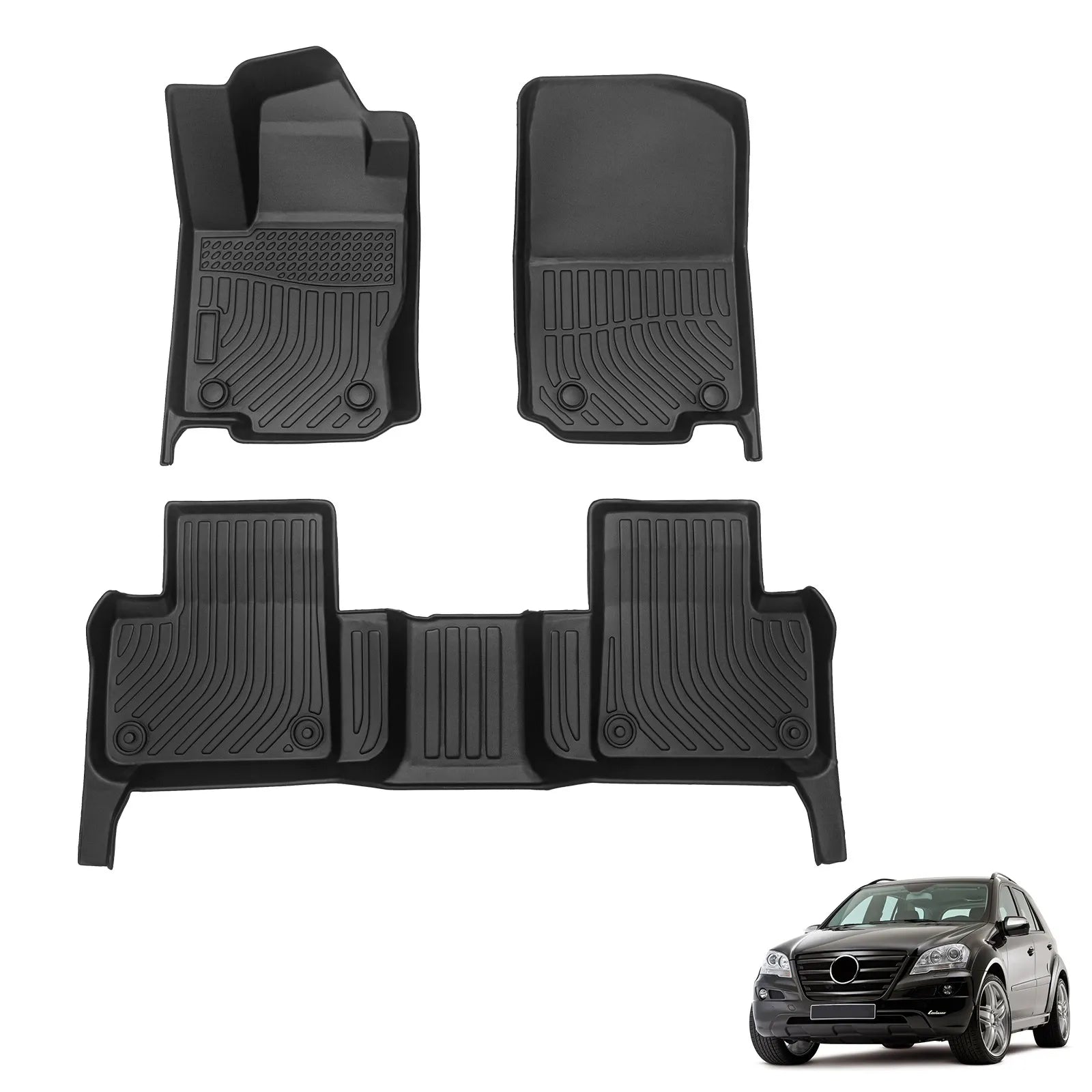 Custom TPE All-Weather Floor Mats for 2012-2016 Mercedes-Benz ML