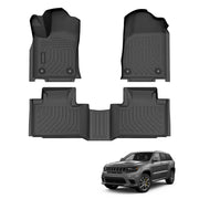 Custom TPE All-Weather Floor Mats for 2016-2021 Jeep Grand Cherokee