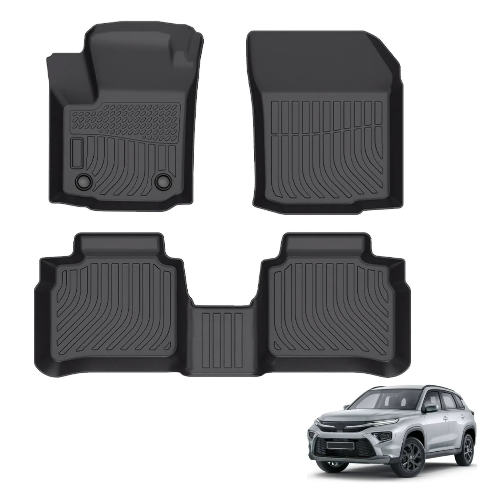 Custom TPE All-Weather Floor Mats for 2023-2025 Suzuki Urban Cruiser