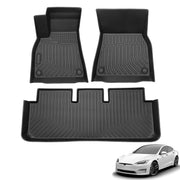 Custom TPE All-Weather Floor Mats for 2021-2023 Tesla Model S