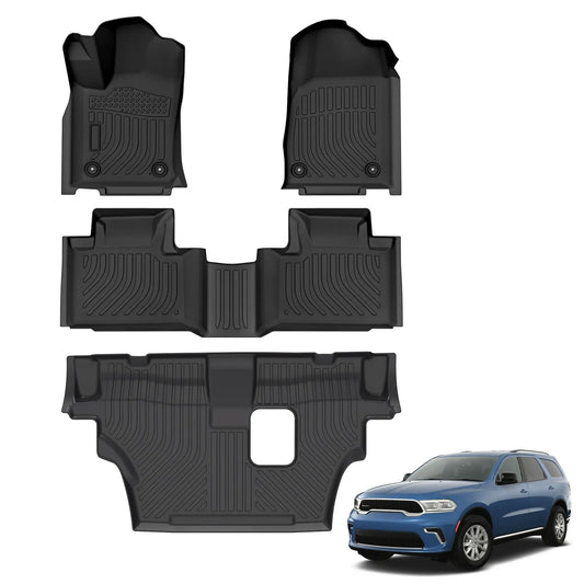 for 2016-2024 Dodge Durango 7-Passenger Bench TPE Car Floor Mats