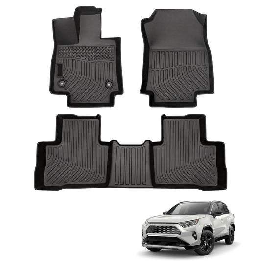 for 2019-2025 Toyota RAV4/RAV4 Hybrid TPE Car Floor Mats