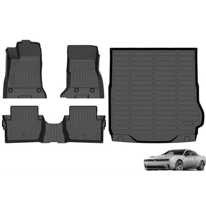 for 2024-2025 Dodge Charger Daytona 2-Door TPE Car Floor Mats