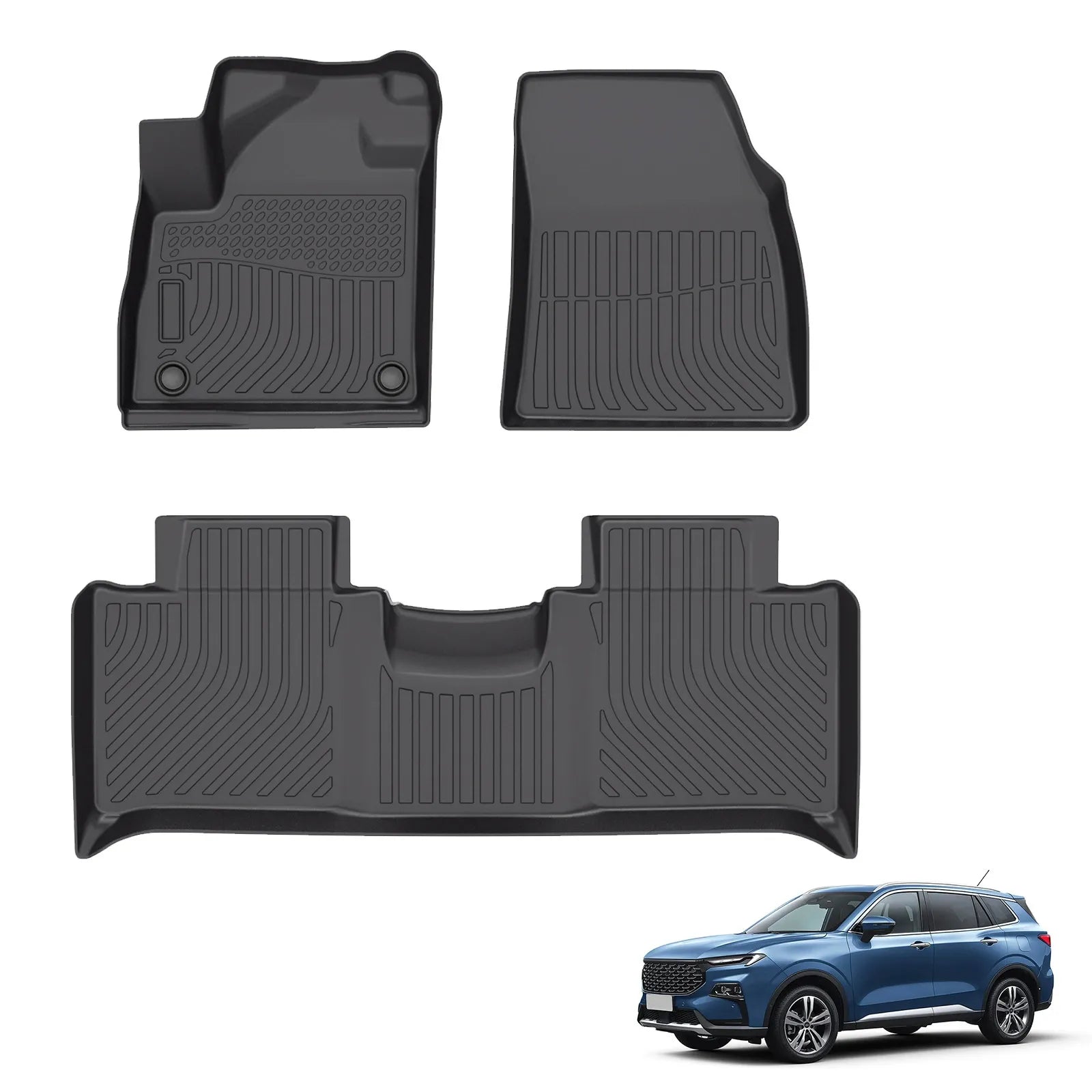 Custom TPE All-Weather Floor Mats for 2023-2025 Ford Territory