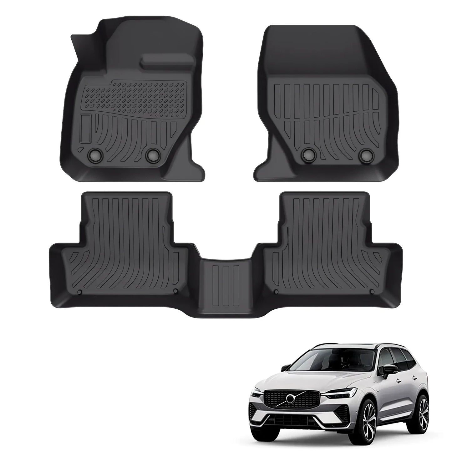 for 2010-2017 Volvo XC60 TPE Car Floor Mats