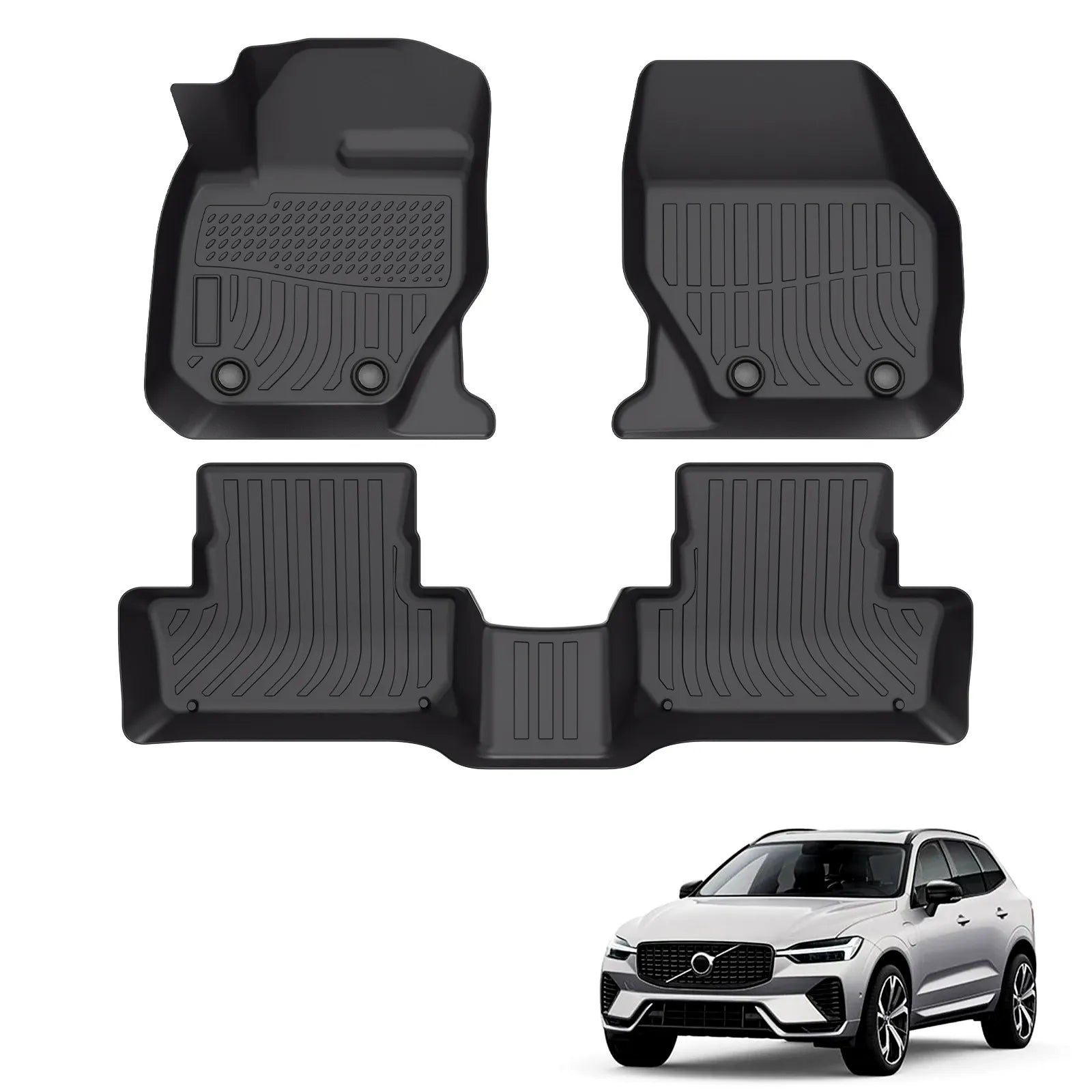 Custom TPE All-Weather Floor Mats for 2010-2017 Volvo XC60