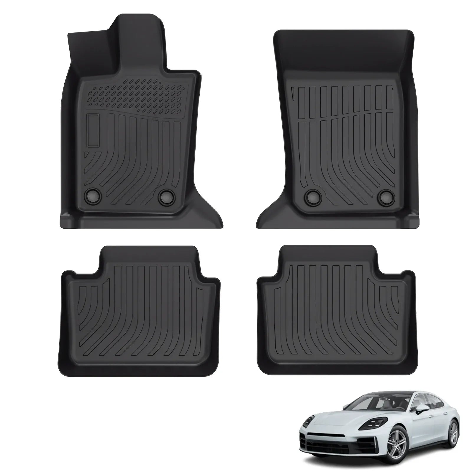 Custom TPE All-Weather Floor Mats for 2024-2025 Porsche Panamera