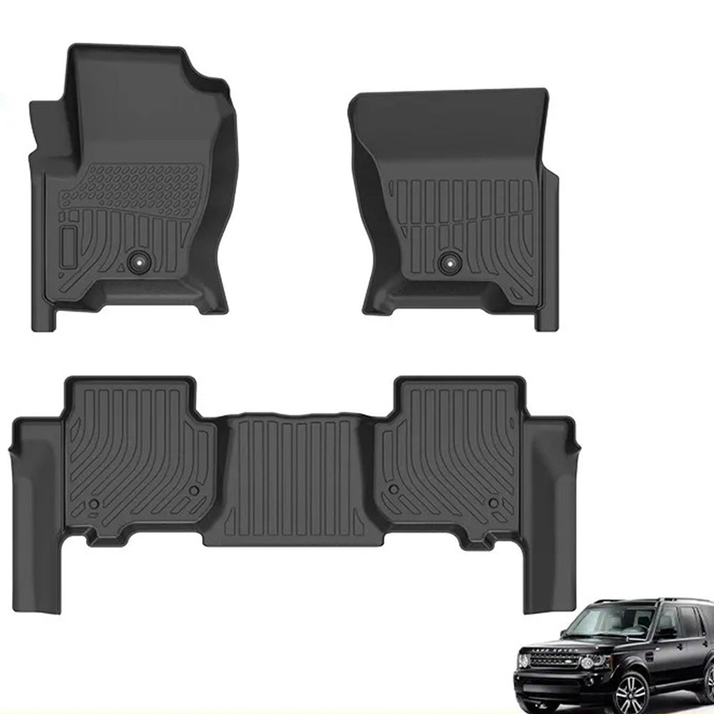 Custom TPE All-Weather Floor Mats for 2013-2016 Land Rover Discovery 4
