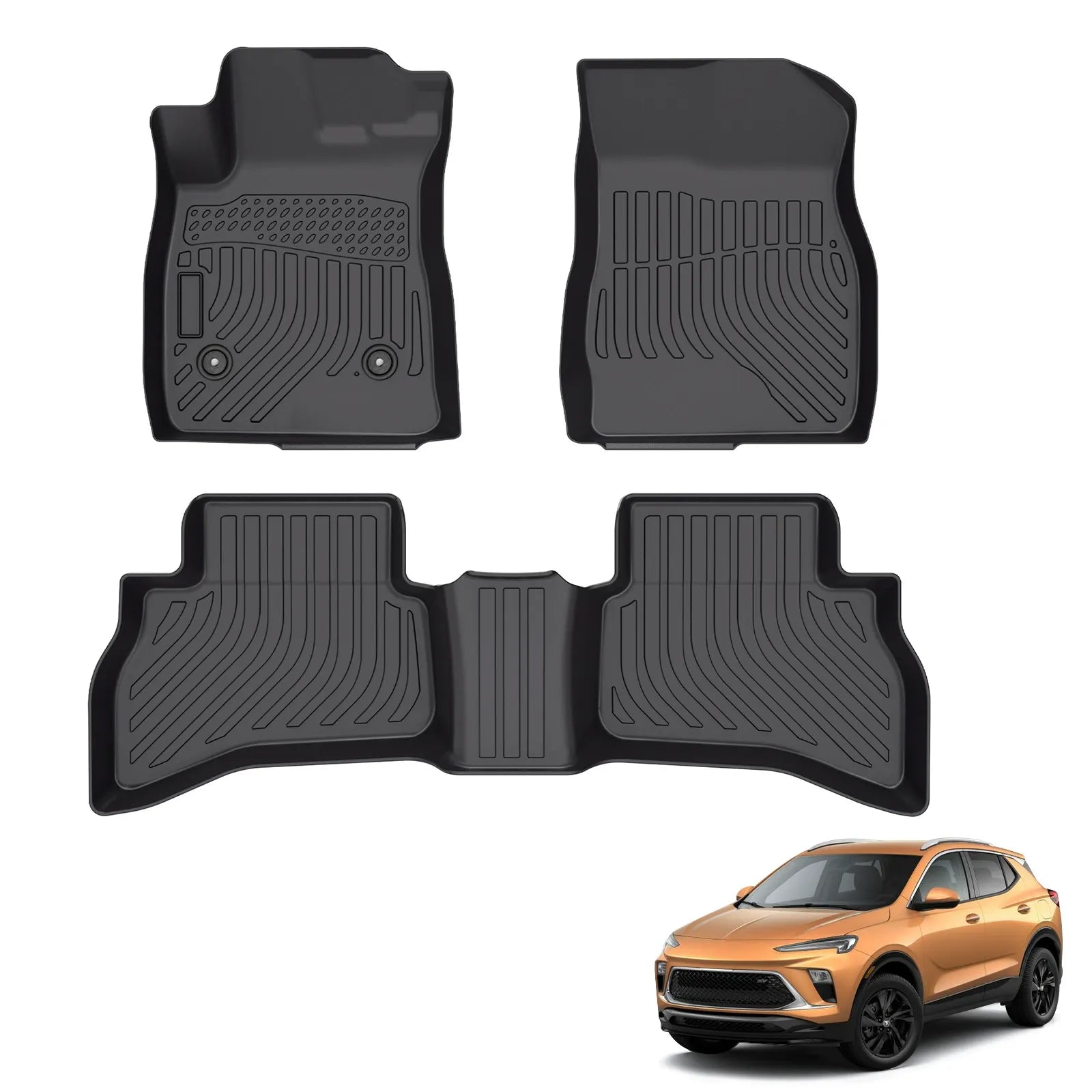 Custom TPE All-Weather Floor Mats for 2020-2024 Buick Encore GX
