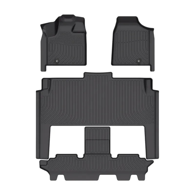 Custom TPE All-Weather Floor Mats for 2011-2020 Dodge Grand Caravan