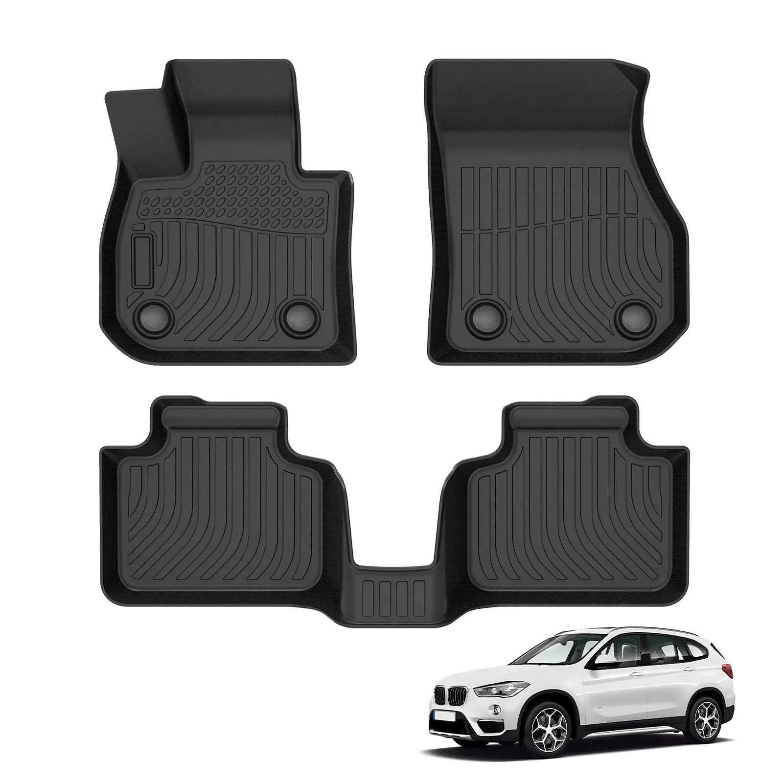 Custom-Fit All-Weather TPE Floor Mats for 2023-2025 BMW X1