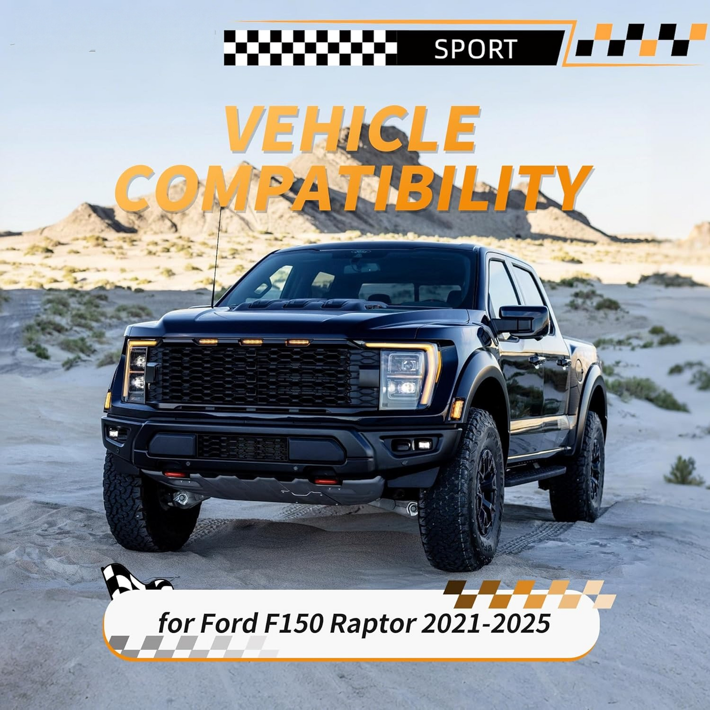 Steering Wheel for 2015-2025+ Ford F150 Raptor/Raptor R