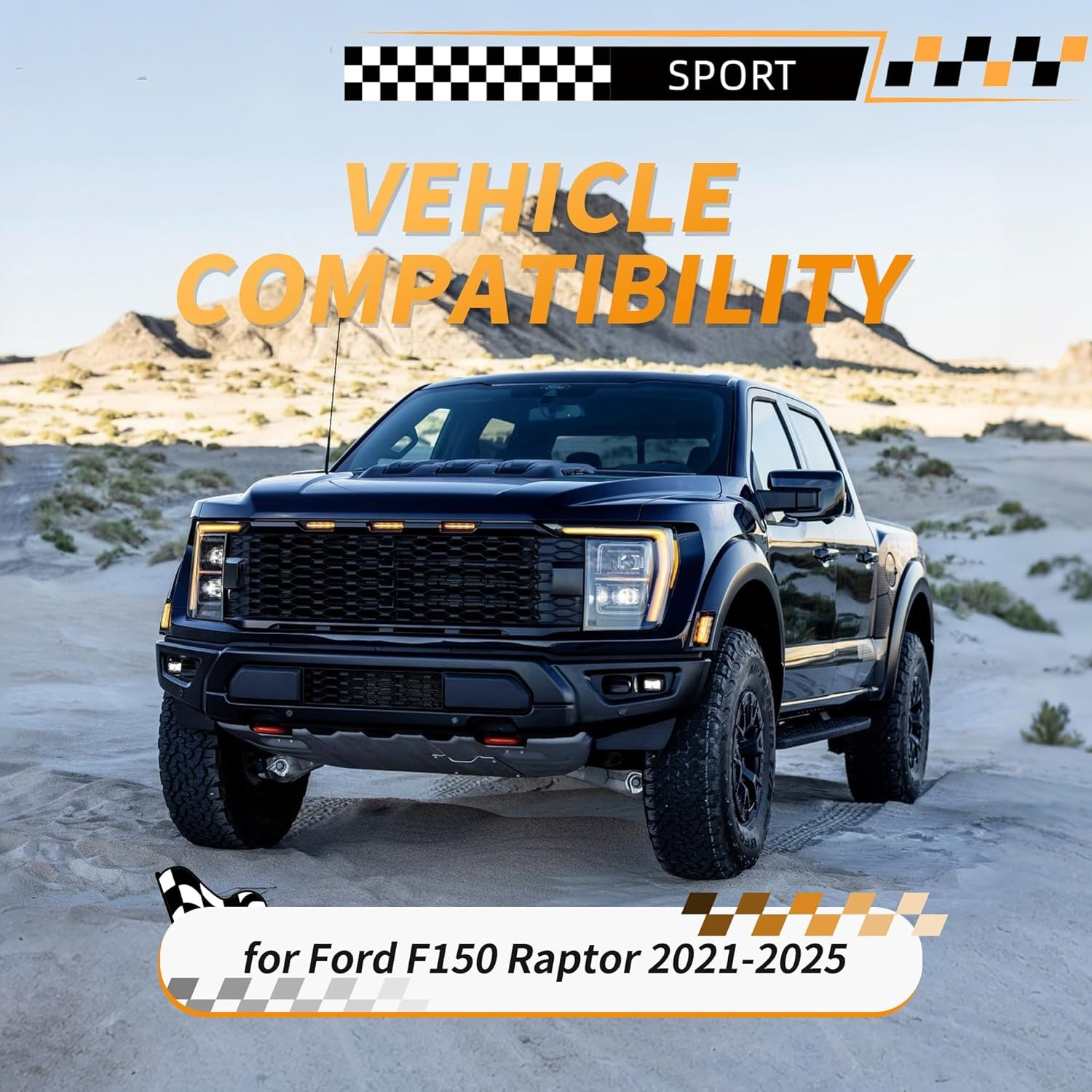Steering Wheel for 2015-2025+ Ford F150 Raptor/Raptor R