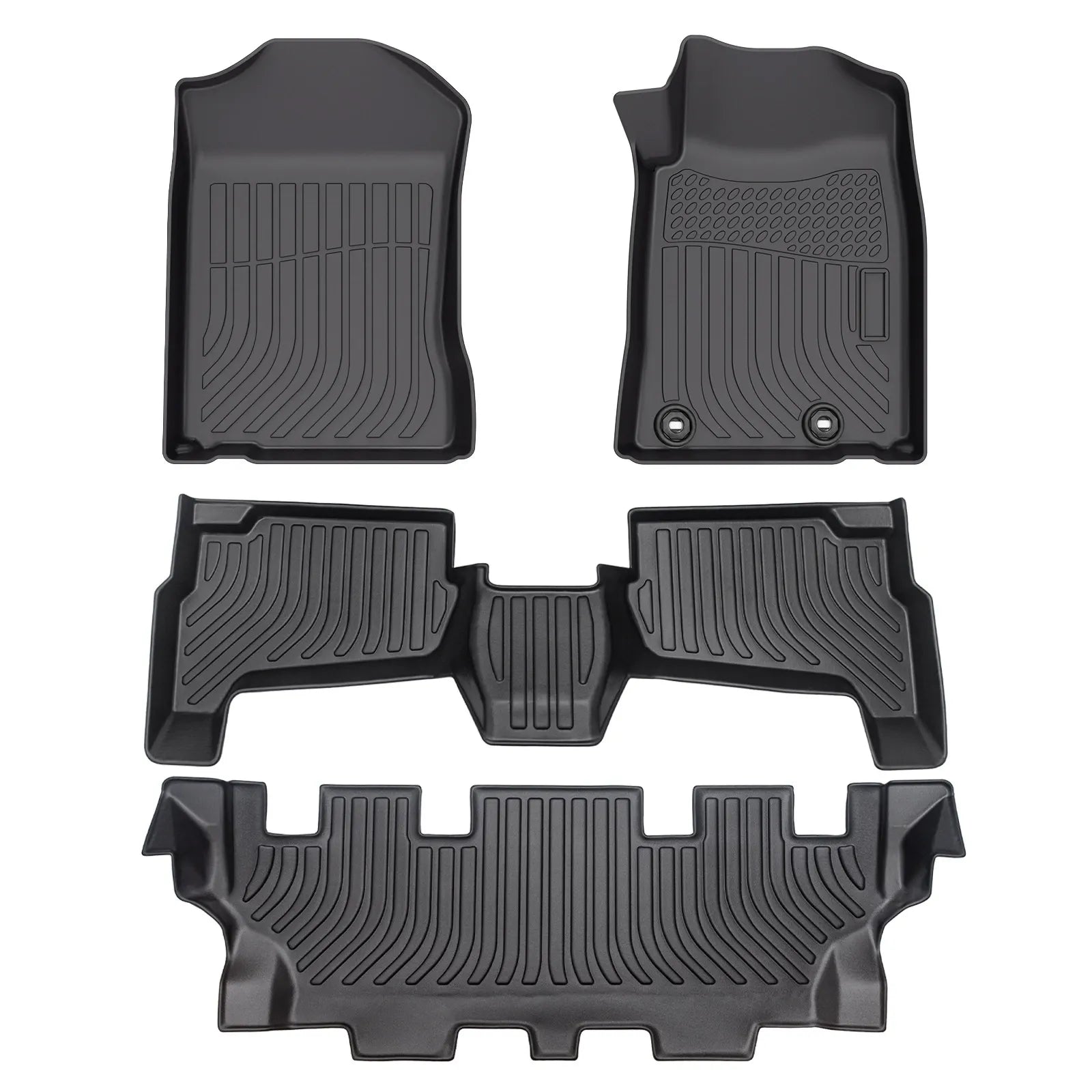 Custom TPE All-Weather Floor Mats for 2012-2021 Toyota Avanza (Right-Hand Drive)