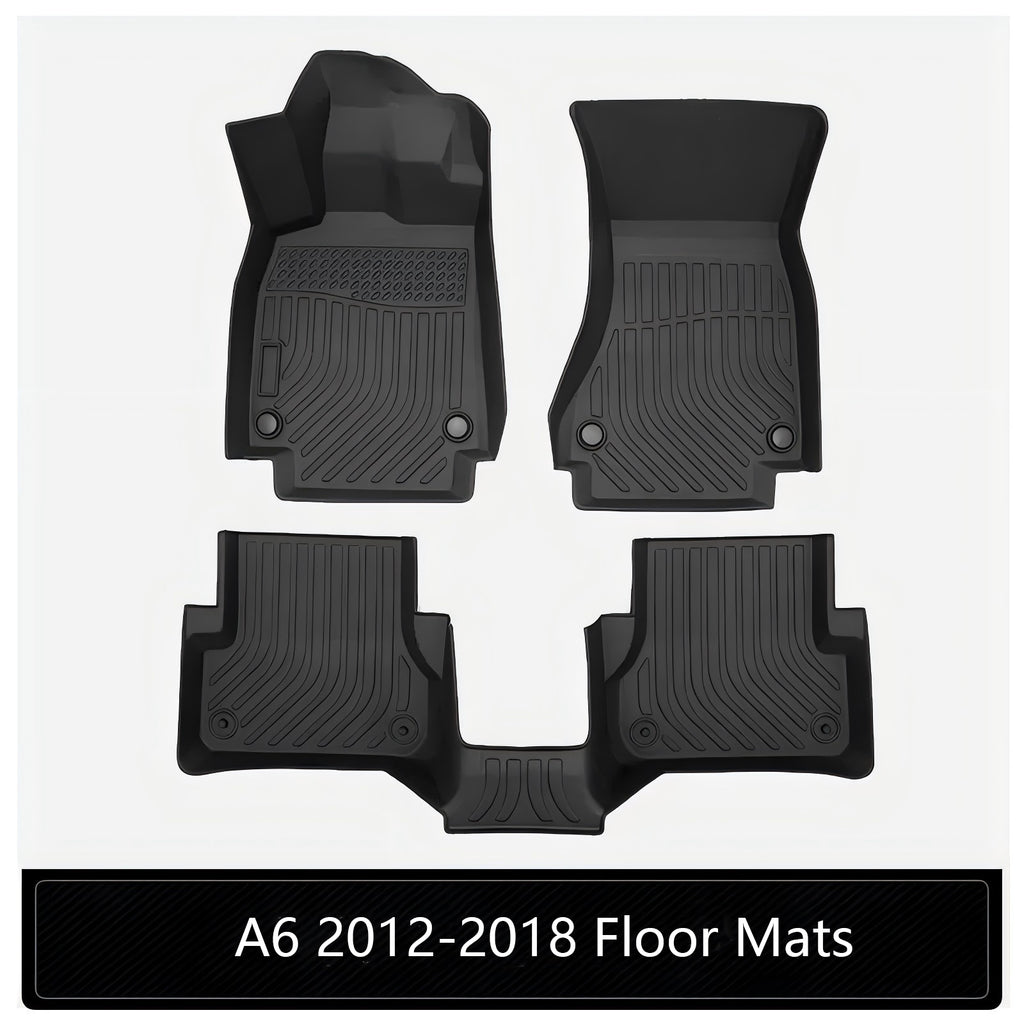 for 2012-2018 Audi A6 TPE Car Floor Mats