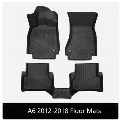 for 2012-2018 Audi A6 TPE Car Floor Mats