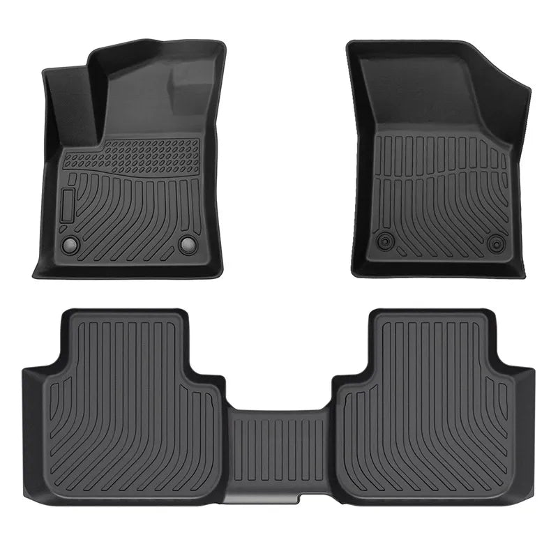 Custom TPE All-Weather Floor Mats for 2018-2024 Volkswagen Atlas
