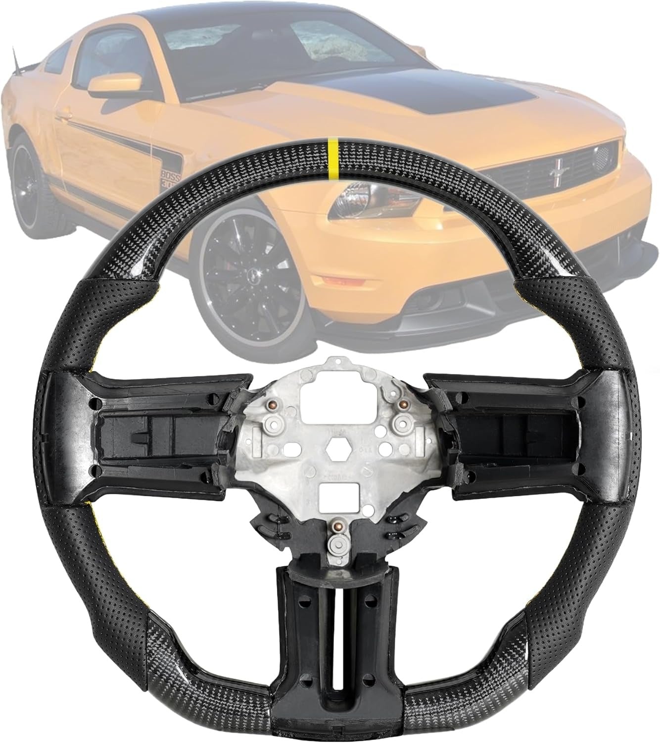 Steering Wheel for 2010-2014 Ford Mustang GT/Boss 302/V6/Shelby GT500