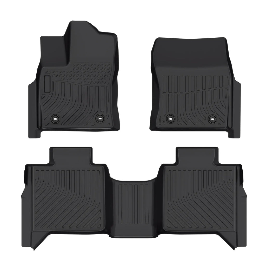 for 2022-2025 Toyota Tundra Crewmax & Hybrid TPE Car Floor Mats