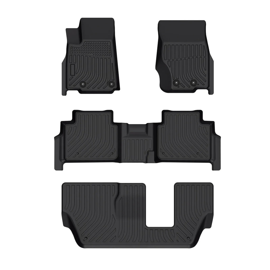 for 2021-2025 Jeep Grand Cherokee L 7 Seater TPE Car Floor Mats