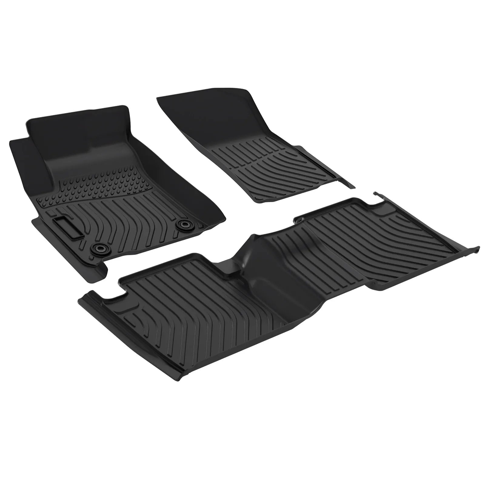Custom TPE All-Weather Floor Mats for 2015-2025 Toyota Hilux Revo (2.5-Door)
