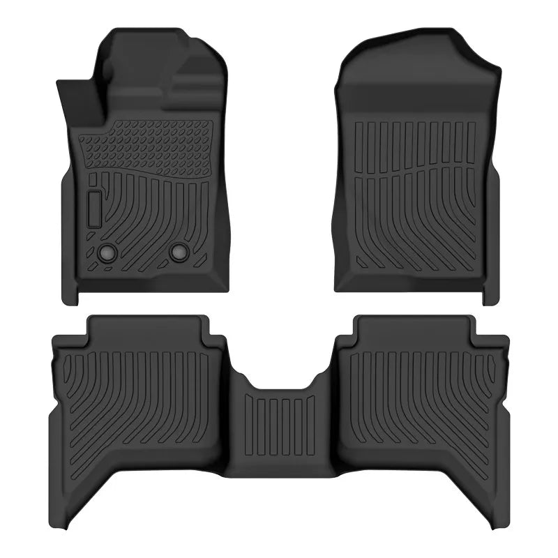 Custom TPE All-Weather Floor Mats for 2022-2025 Ford Ranger