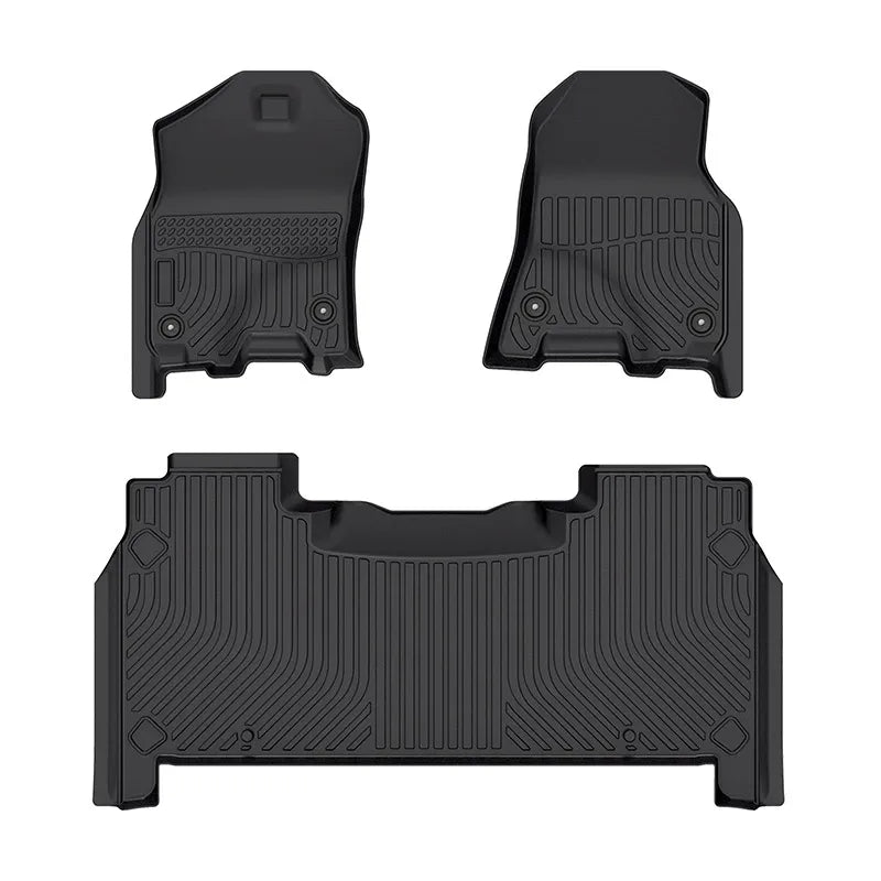 Custom TPE All-Weather Floor Mats for 2019-2025 Dodge Ram 1500 Crew Cab