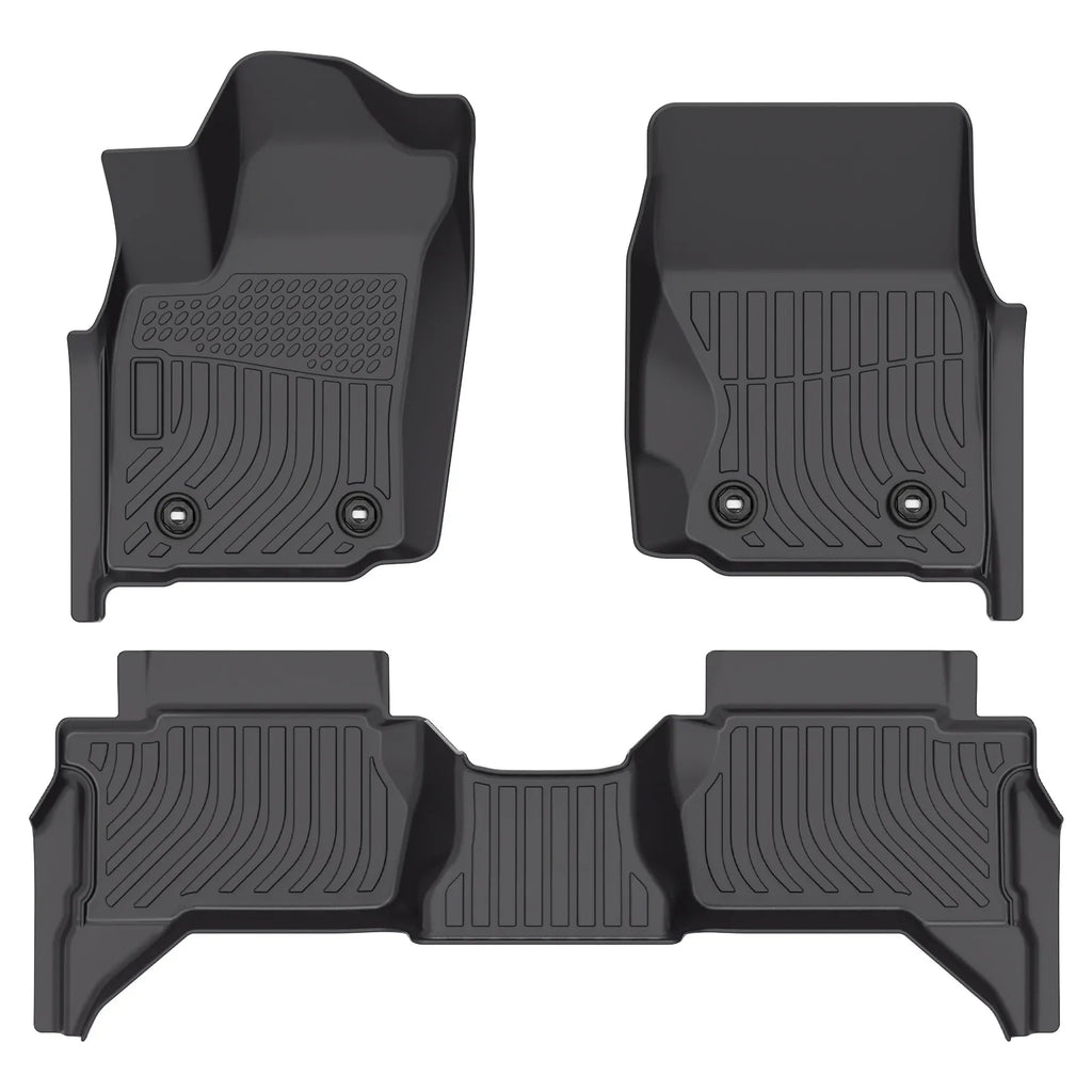 for 2024-2025 Toyota Tacoma Double Cab Automatic TPE Car Floor Mats