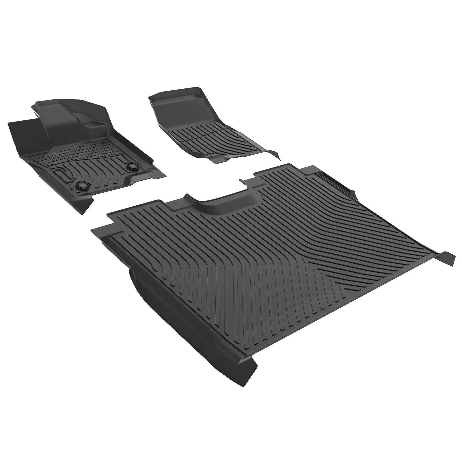 Custom TPE All-Weather Floor Mats for 2015-2025 Ford F-150 SuperCrew & Lightning