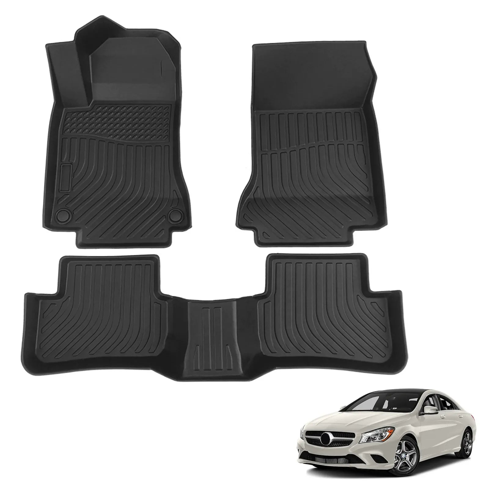 Custom TPE All-Weather Floor Mats for 2015-2020 Mercedes-Benz GLA