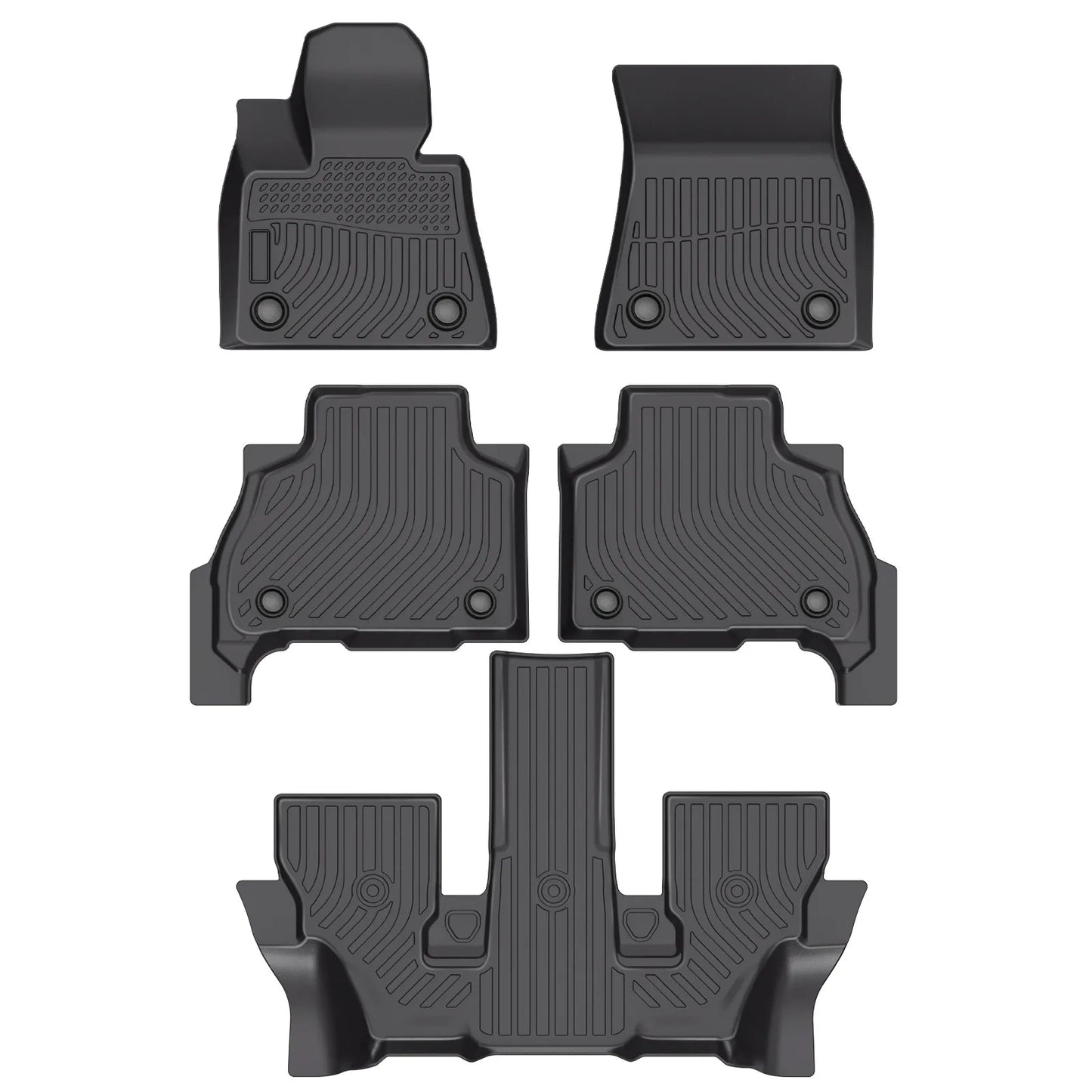 for 2019-2024 BMW X7 6 Seats TPE Car Floor Mats