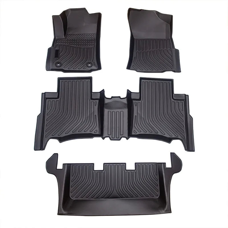 Custom TPE All-Weather Floor Mats for 2016-2024 Toyota Fortuner