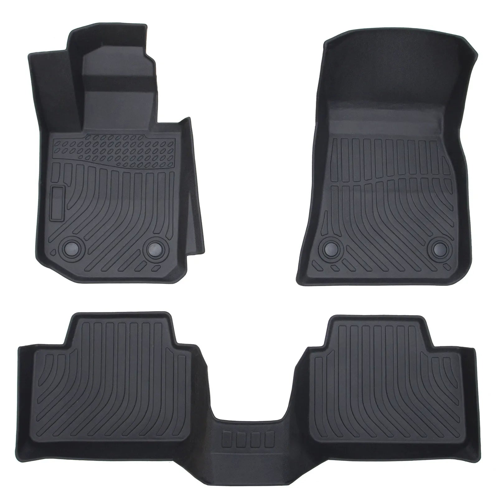 Custom-Fit All-Weather TPE Floor Mats for 2019-2023 BMW 3-Series G20 AWD