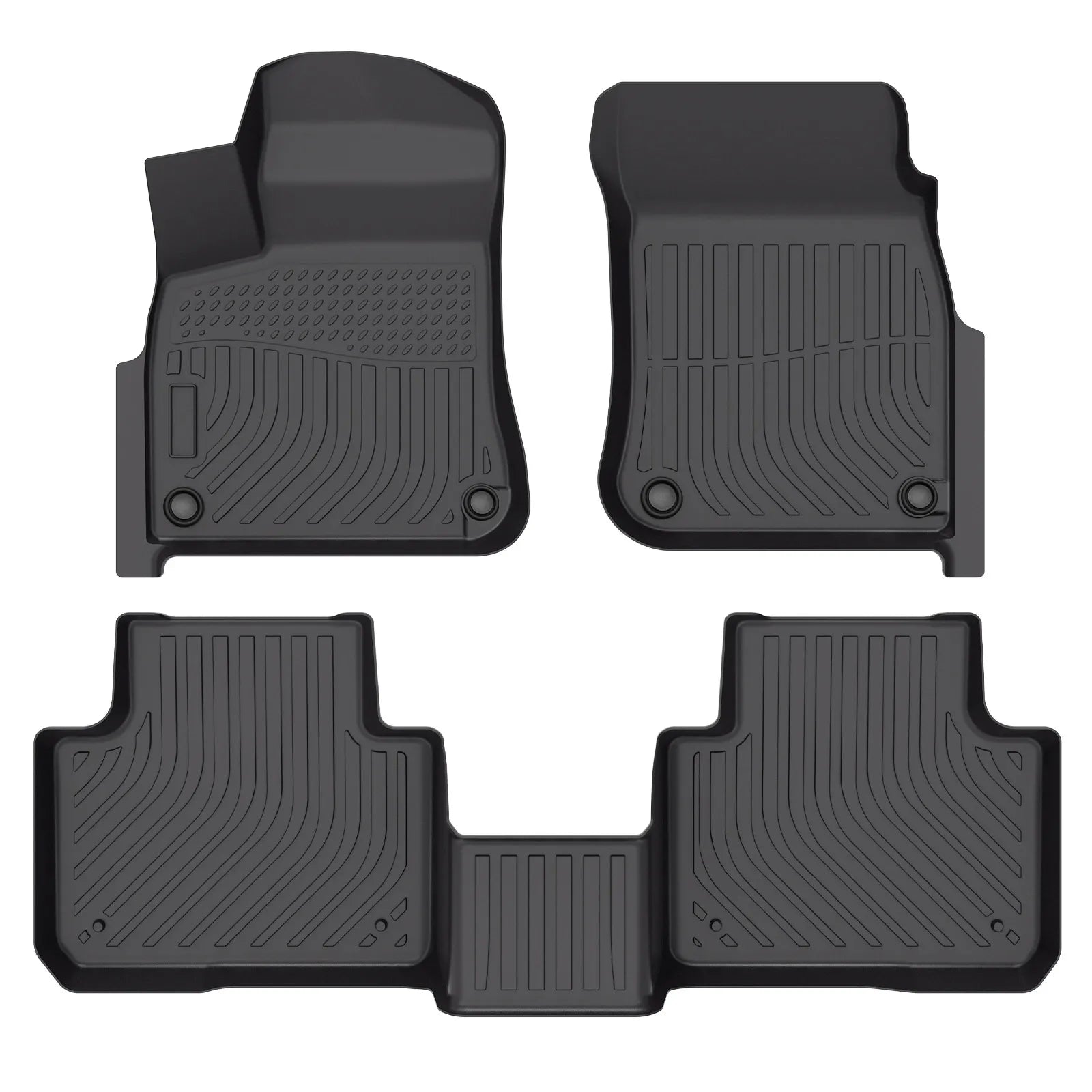 Custom TPE All-Weather Floor Mats for 2019-2025 Volkswagen Touareg
