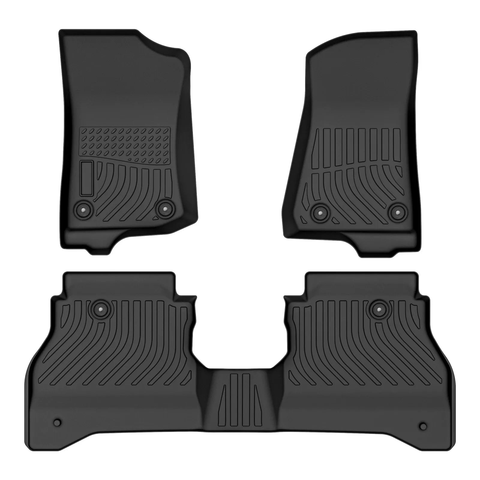 Custom TPE All-Weather Floor Mats for 2020-2025 Jeep Gladiator