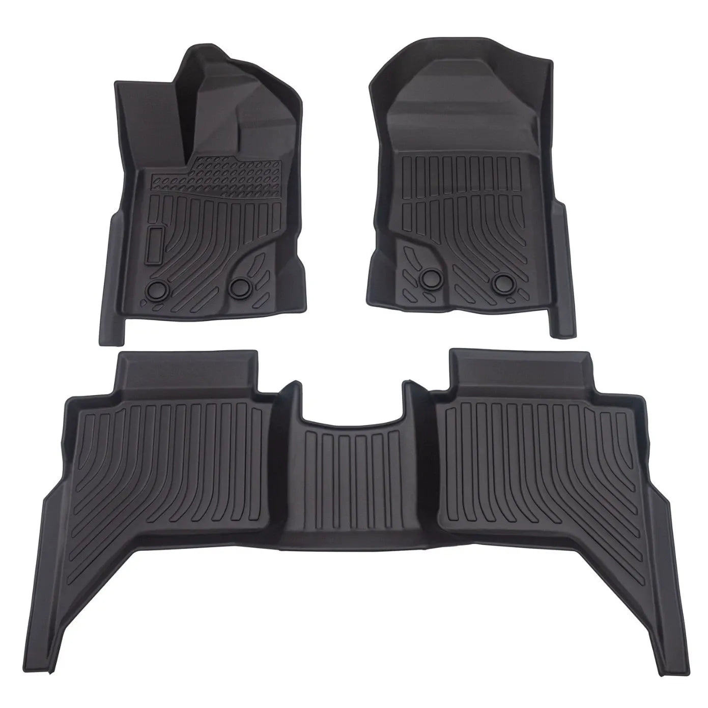 Custom TPE All-Weather Floor Mats for 2019-2023 Ford Ranger SuperCrew